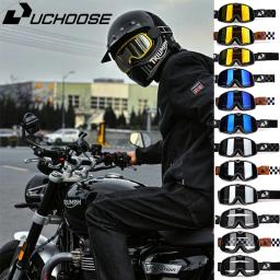 Óculos retrô para bicicletas, óculos de esqui, óculos de sol atv, cinto antiderrapante, antiuv, cafe racer, chopper, ciclismo, corrida, frete grátis - Image 1