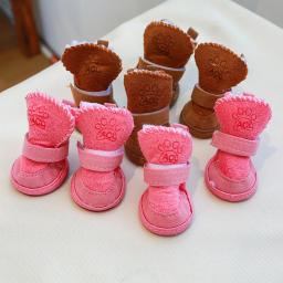 Novo cão de estimação quente gato sapatos de inverno para cães antiderrapante botas de neve do cão chihuahua shih tzu sapato melhor venda 2022 produtos sapatos para cães - Image 1