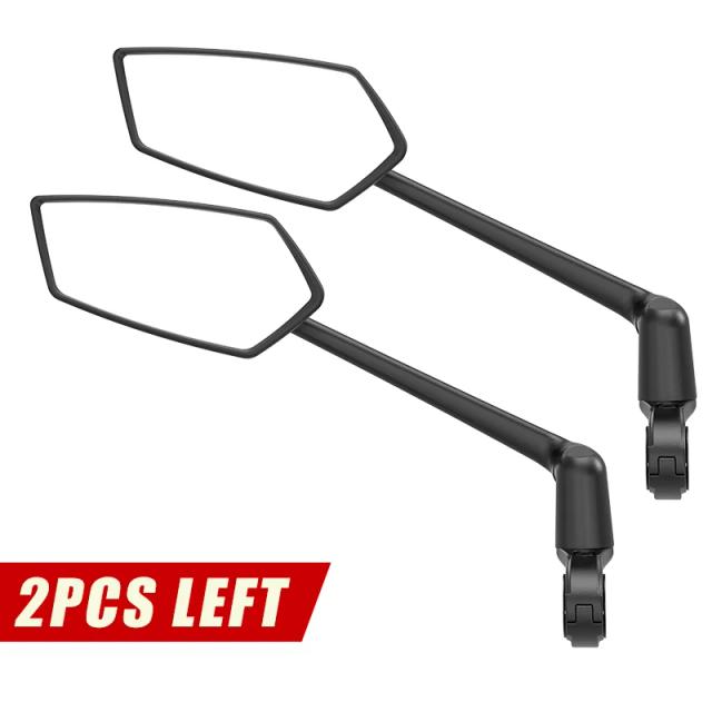 RBRL Espelho Retrovisor Bicicleta Grande Angular Ultra Transparente 2 Peças