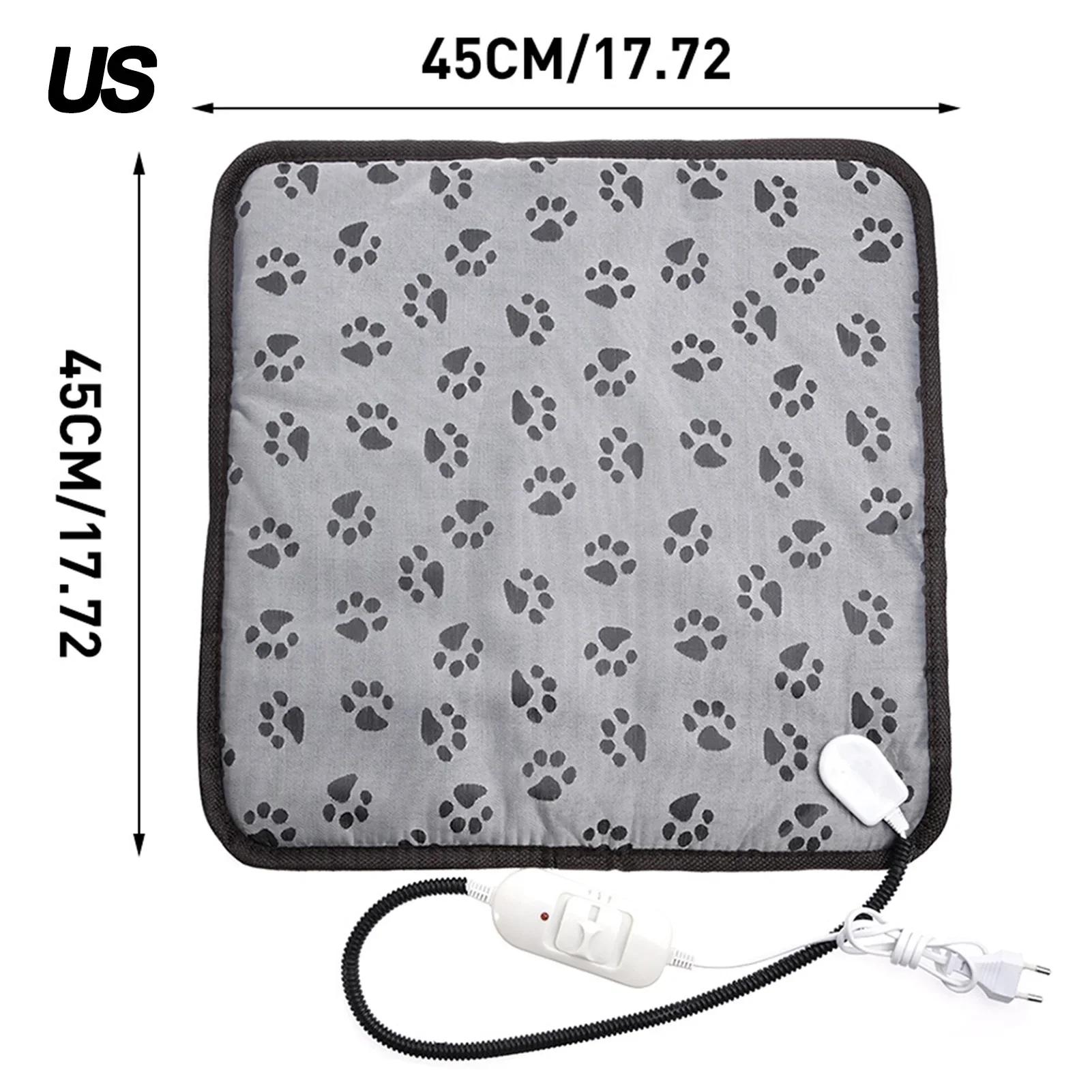 para silla, manta eléctrica para perros y gatos, colchón para mascotas, impermeable, antimordida, temperatura ajustable, 1 Uds. - Image 1