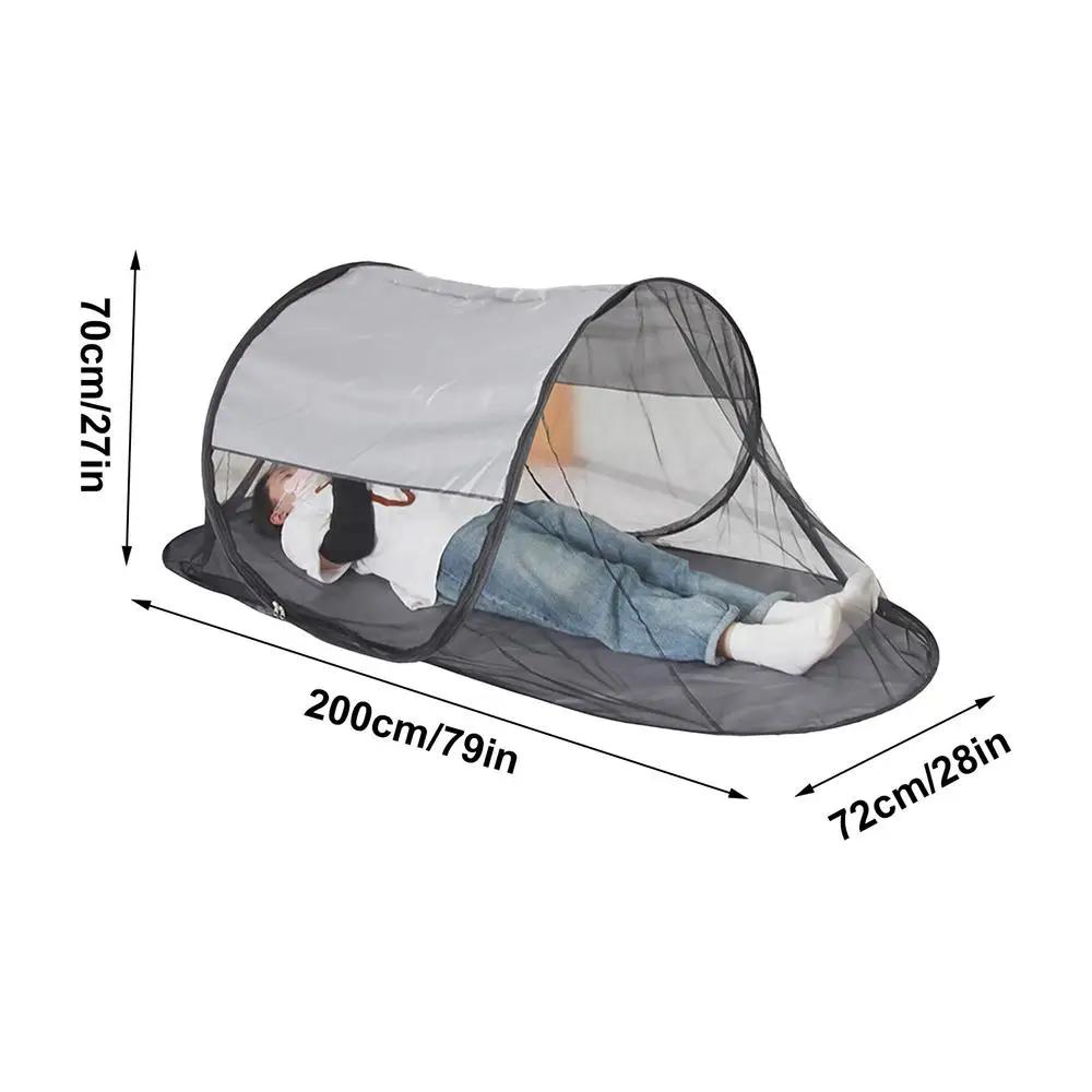 Tenda Net Dobrável com Piso para Camping, Screen Shelter, Tela Portátil, Casa para cama, Única Pessoa - Image 1