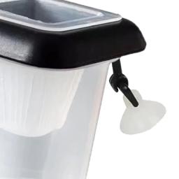 Anel alimentador de peixes com ventosas Círculo flutuante de alimentador de alimentos Ferramenta de ração de alimentos Alimentando copos de cone para aquário de aquário - Image 5