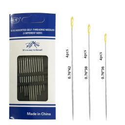 Kit De Agulha De Costura De Aço Inoxidável, Agulha Mágica, Bordado, Homem Velho, Agulhas De Crochê, DIY, Uso Doméstico, Conjunto De Malha - Image 4