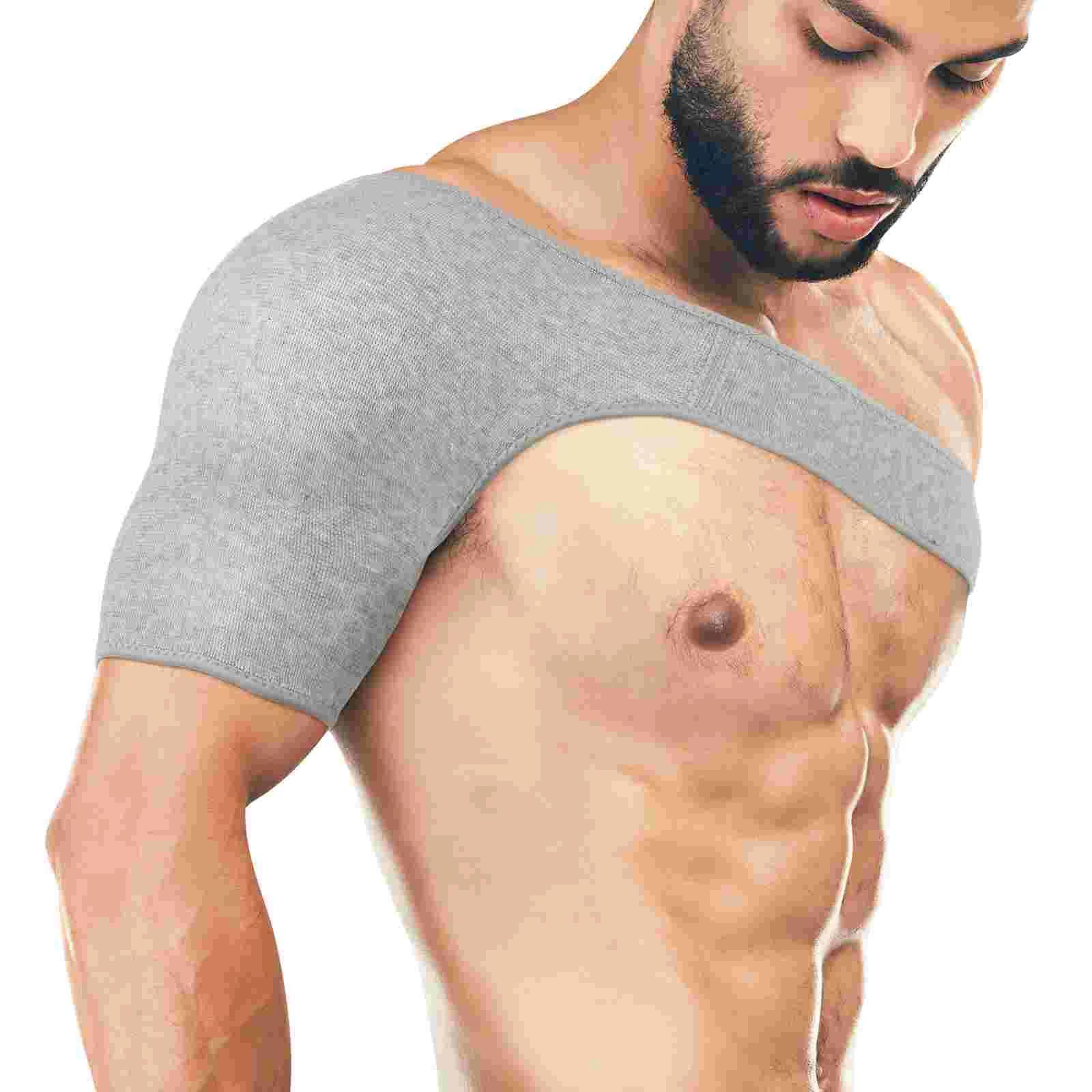 Equipamento de fitness ombro suporta imobilizadores ajustável dupla proteção almofadas esportivas único quente alças protetoras cinto - Image 1