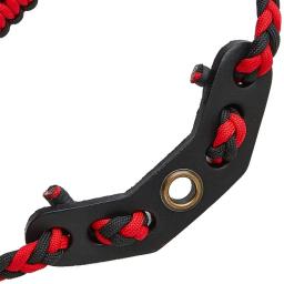 Malha de pulso arco estilingue tiro com arco ajustável trançado pulso cinta estilingue arco composto estabilizador para a prática tiro esporte 24bd - Image 3