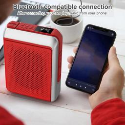 Amplificador de voz alto volume amplificar som sensível bluetooth-compatível portátil megafone fone de ouvido microfone para professores - Image 4