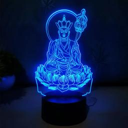 3d led luz base com controle remoto, suporte da lâmpada, placa base, lâmpada de acrílico, anime, 7 cores, 16 cores - Image 3