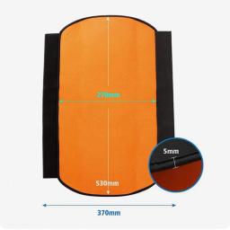 Capa protetora de bateria E-Bike Neoprene ajustável, Tampa térmica impermeável, Saco de bateria com fita adesiva para bicicleta elétrica - Image 6