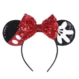 Orelhas de rato Cosplay Hairband para adultos, Headhand bonito dos desenhos animados, acessórios para cabelo lantejoulas, hairband para festa, brinquedos para meninas - Image 3