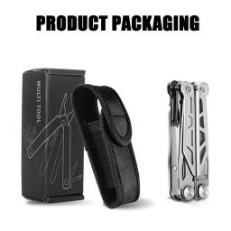 Portátil Multitool de Bolso para Sobrevivência ao Ar Livre, 420 Aço Inoxidável, Alicate, Faca, Chave de Fenda, Camping, Caça e Caminhadas - Image 3