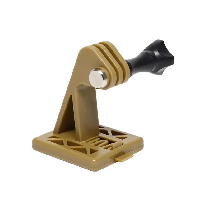 Adaptador de Capacete Tático para Ciclismo com Suporte Frontal para Câmera de Ação - Montagem Rápida para GoPro e Airsoft