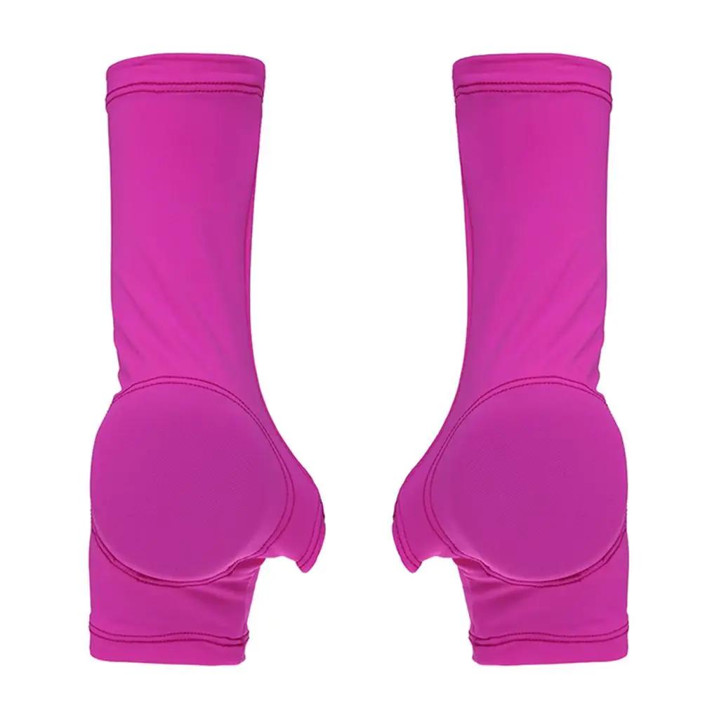 Luvas de patinação artística-criança adulto patinação artística protetor de mão almofada esportes no gelo manga elástica proteção acolchoada quente - Image 1