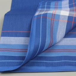 3 pçs 43x43cm 100% algodão clássico xadrez impresso lenços masculinos suor rosto toalhas bolso quadrados para ternos - Image 6