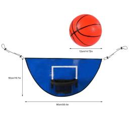 Conjunto de aro basquete universal quadro de basquete ao ar livre brinquedo trampolim basquete hoop acessório para crianças amor basquete - Image 6