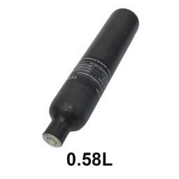 Tanque do cilindro HPA da fibra do carbono, alta pressão, 300Bar, 4500Psi, 580cc, 0.58L, M18 * 1.5 - Image 2