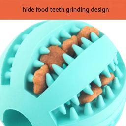 Bola de borracha interativa para cães, Limpeza dos dentes, Brinquedo para mastigar cachorros, Pet Stuff, Acessórios para cães pequenos - Image 6