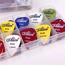 Palhetas de guitarra multicoloridas, 50/100 peças mistas de plástico abs premium para guitarras elétricas acústicas, baixo ou ukulele - Image 2