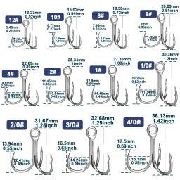Ganchos agudos de pesca 25 ~ 100 pçs ganchos de pesca de água salgada crankbaits giradores substituição gancho de pesca iscas duras truta atum salmão - Image 2