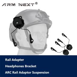 Earmuf eletrônico arco OPS-CORE capacete ferroviário adaptador tático suporte de fone de ouvido para howard leight impacto esporte caça tiro fone de ouvido - Image 1