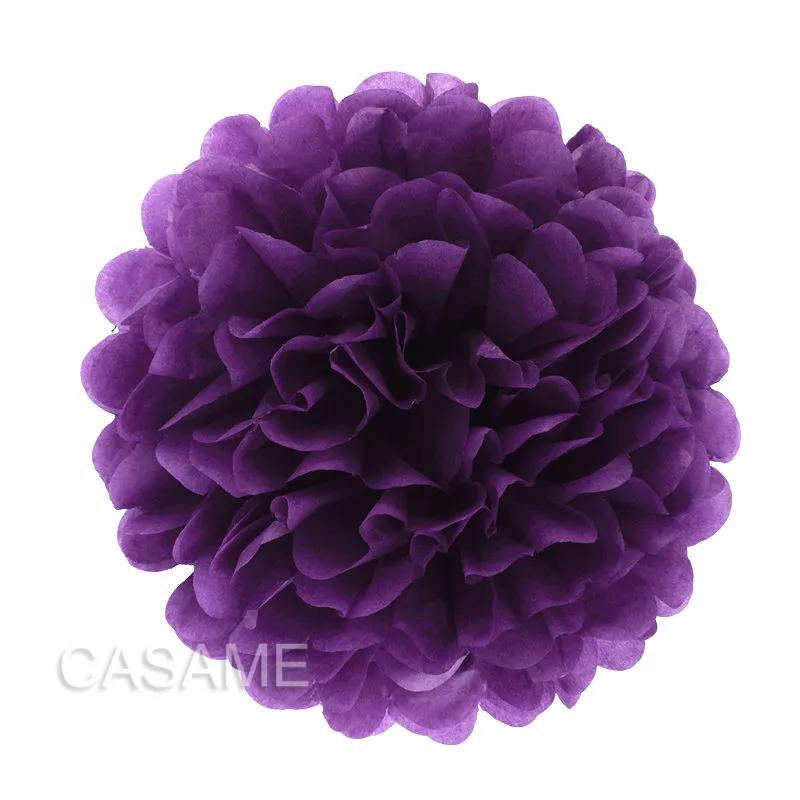 Guirlanda De Pompom De Papel De Tecido, Rústico, Decoração De Festa De Casamento, Chuveiro De Noiva, Baby Shower, 10cm, 15cm, 5Pcs, Atacado - Image 1
