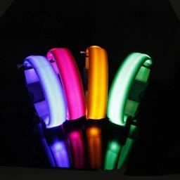 Coleira anti-perdida LED brilhante para animais de estimação, luz luminosa noturna, coleiras, colar de segurança, cães pequenos, médios e grandes - Image 4