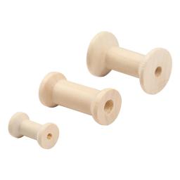 Bobinas De Madeira Natural, Carretéis De Linha Vazios, Fitas De Fio, Fio Carretel Spool, Costurar Acessórios, Ferramentas, Preço de atacado, 200 Pcs, 100 Pcs, 40 Pcs, 20Pcs - Image 1