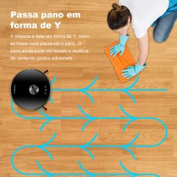 Robô Aspirador Liectroux XR500 Inteligente Aspira e Passa Pano Navegação a Laser Aplicativo WiFi Conecta com Alexa - Image 6