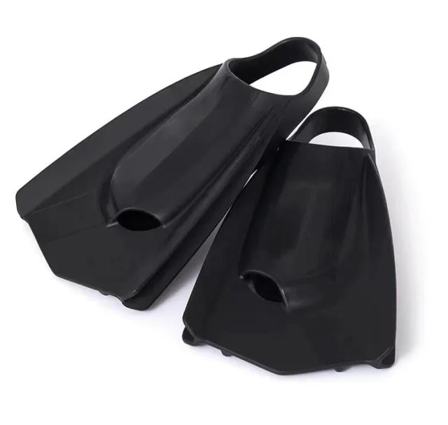 Barbatanas de Silicone Profissionais para Mergulho: Equipamento Ideal para Treinamento com Sapatos de Sapo e Design Curto para Adultos