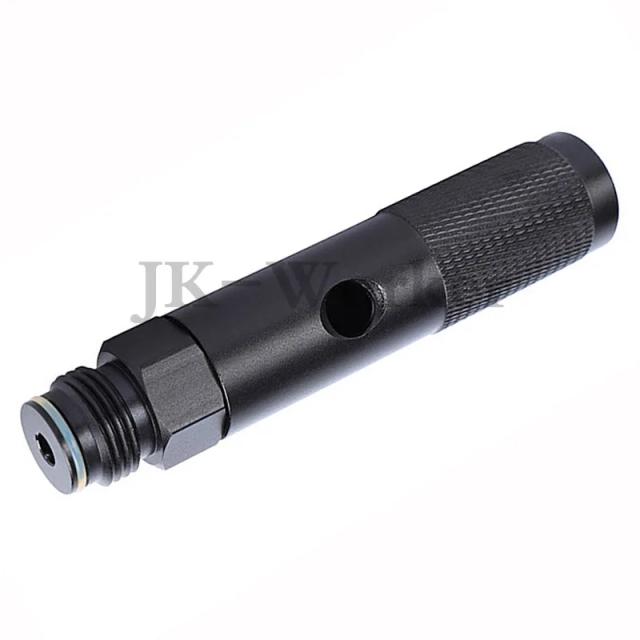 Adaptador de Bicicleta para Cartuchos de Dióxido de Carbono 12g com Válvula Preta e Mudança Rápida