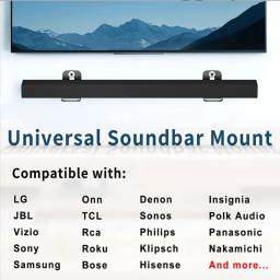 Suporte universal de som para alto-falante, banda longa Soundback, suporte de parede para Home Theater, Samsung, Sony, Lg, 1 par, 2pcs - Image 3