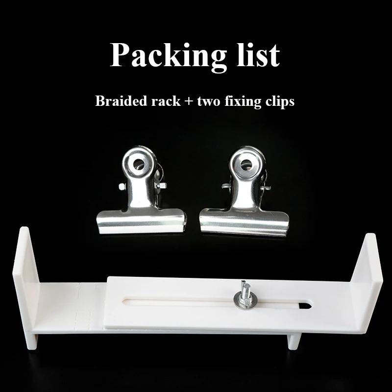 Tecelagem Ferramenta de Fixação para Fazer Jóias, Pulseira DIY, Bancada Tecida, Ajustável Comprimento, Tecelagem, Prático, 1 Conjunto - Image 1