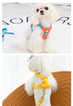 Ajustável Pet Coleira Pescoço para Cães, Coleira de Cachorro, Acessórios Trela, Colete de Poliéster, Buldogue Francês, Animal Print, Pequeno, Médio - Image 6