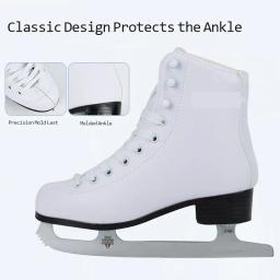 Sapatos profissionais de patins de gelo, patins térmicos, tênis de patinação quente com lâmina para crianças e adultos, adolescentes - Image 2
