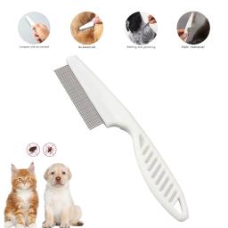 Pente de aço inoxidável para pulgas e insetos, escova para animais de estimação, ferramenta portátil para remoção de pelos de gatos e cães, para cuidado - Image 1
