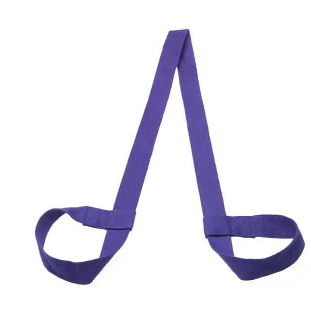 Cinto de Algodão para Yoga Ajustável 165cm - Portabilidade e Flexibilidade