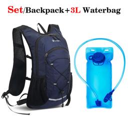 Nova bicicleta equitação saco de água mochila portátil à prova dwaterproof água saco hidratação 3l esportes ao ar livre correndo bexiga interna mochila - Image 6
