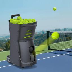 Máquina de tênis PUSUN com controle remoto usada máquina de bola de tênis PT inteligente para venda - Image 1
