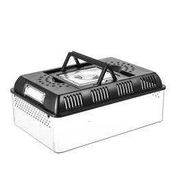 Portador réptil com alça, Tartaruga Terrário, Tanque de répteis para répteis anfíbios, Terrário plástico - Image 6