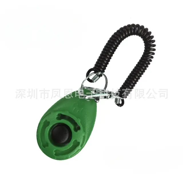 Clicker de Treinamento para Cães com Correia e Clipes Práticos