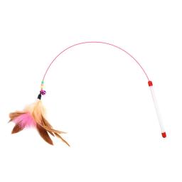Brinquedos de pelúcia gato com anel sino para animais de estimação, jogo engraçado, alta qualidade, corda elástica, Pet fornecimentos, Happy Cat acessórios, bons suprimentos - Image 2