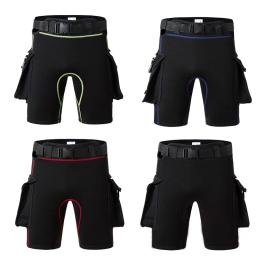 Roupa de nepara wet, equipamento de mergulho, shorts com peso submersible, 2 bolsos e calça, 3mm - Image 1