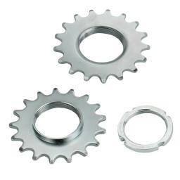 Deemount engrenagem fixa bicicleta roda livre engrenagens hub bloqueio 1 velocidade fixie bicicleta anéis de bloqueio rosqueados 13t 14t 15t 16t 17t 18t - Image 5