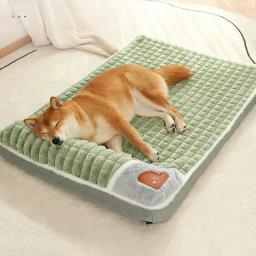 Tapete de cama destacável para cães pequenos médios e grandes, Confortável casa de cachorro, Suprimentos macios, Proteger a coluna cervical, Indoor e Large Dogs - Image 2