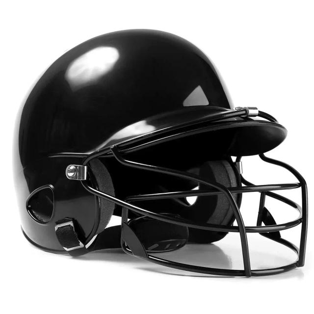 Capacete Multicolorido de Beisebol com Escudo Facial para Adolescentes e Adultos - Equipamento de Proteção para Softball e Greve Dura