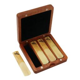 Palhetas de madeira para estojo saxofone caixa de palhetas para clarinete saxofone segurar quatro palhetas ótimo desempenho - Image 5