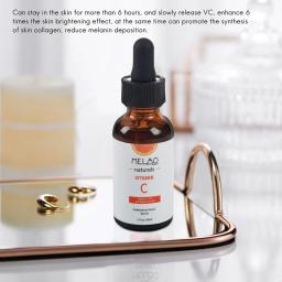 MELAO Soro Natural de Vitamina C para Rosto Soro Facial Tópico Antienvelhecimento Orgânico, 20% Vitamina C + E 30ML - Image 3