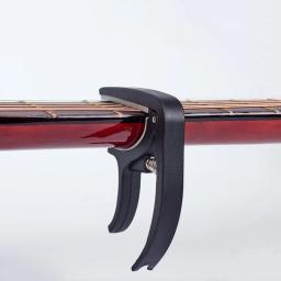 Capo de guitarra de plástico para guitarra elétrica clássica acústica de 6 cordas, braçadeira de afinação, acessórios para instrumentos musicais - Image 4