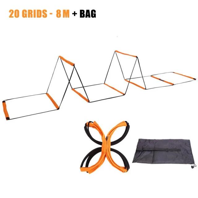 Escada de Salto e Agilidade para Treinamento de Futebol: Melhore Velocidade, Coordenação e Footwork com Equipamento Multifuncional