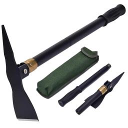 Pá dobrável com bolsa de transporte Leve Portátil Camping Pás Para Cavar Tacticall Pá Pickaxe Hoe Survival Tools Pá dobrável Pás de acampamento Pá de escavação tática com bolsa de transporte Ferramentas de sobrevivênci - Image 1