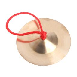 Hand Percussion Orff Instruments, Cobre, Cymbal, Criança, Crianças, Pré-escolar, Educação precoce, Buddhist Chimes, Brinquedos do presente, 9cm, 2pcs - Image 3